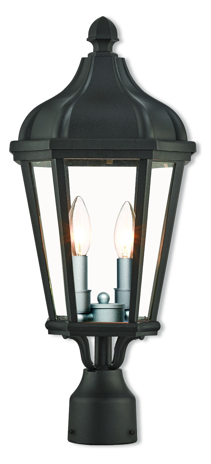 2 Lt Tbk Outdoor Post Top Lantern by Livex Lighting