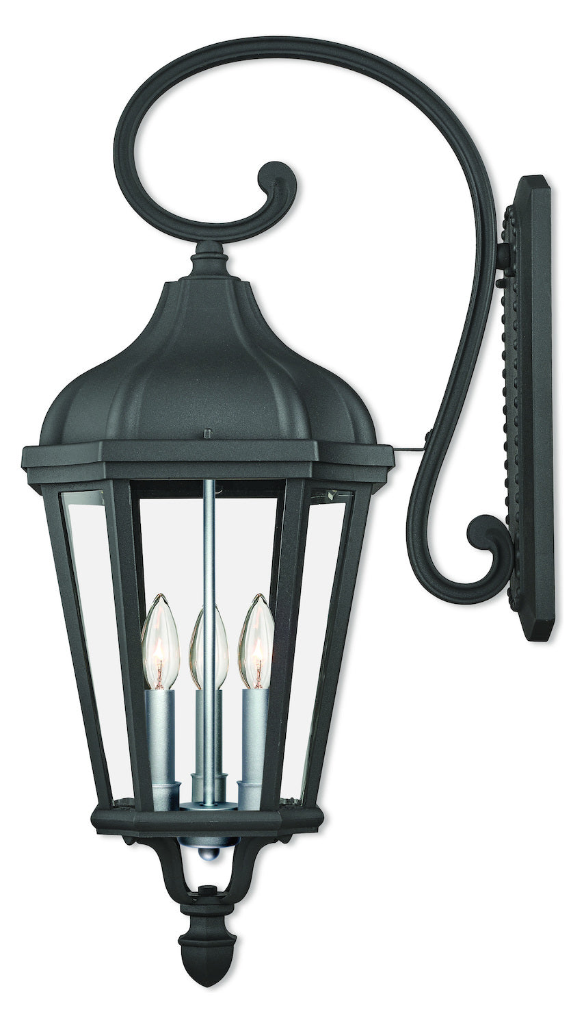 3 Lt Tbk Outdoor Wall Lantern by Livex Lighting
