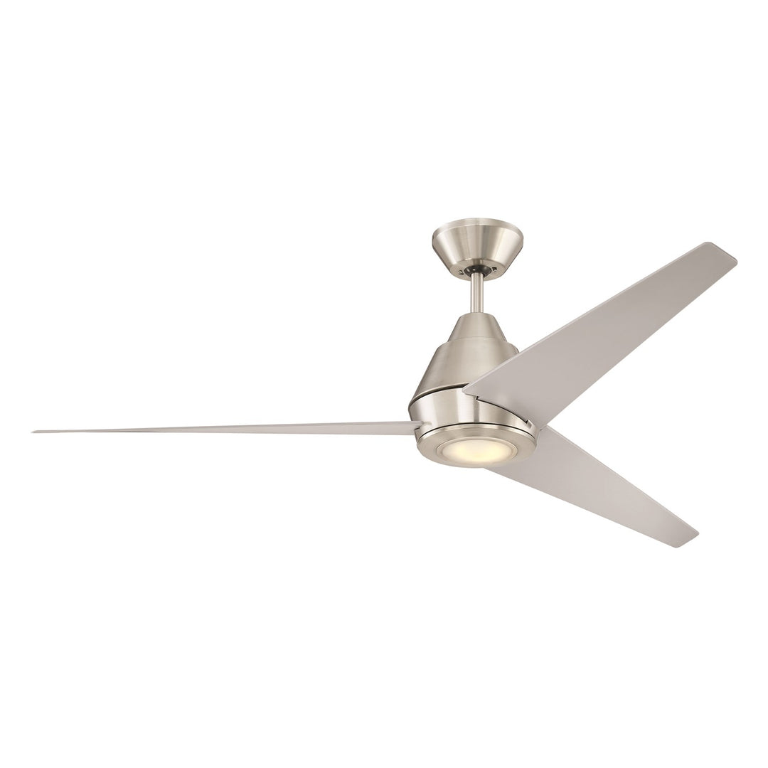56in  in Brushed Polished Nickel w/ Brushed Nickel Blades by Craftmade
