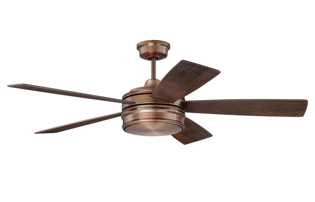 52in  in Brushed Copper w/ Dark Cedar/Chestnut Blades