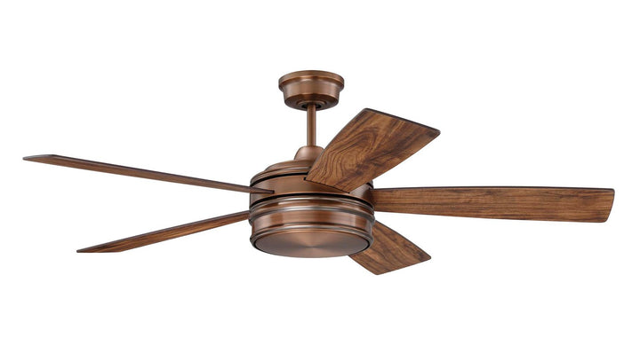52in  in Brushed Copper w/ Dark Cedar/Chestnut Blades