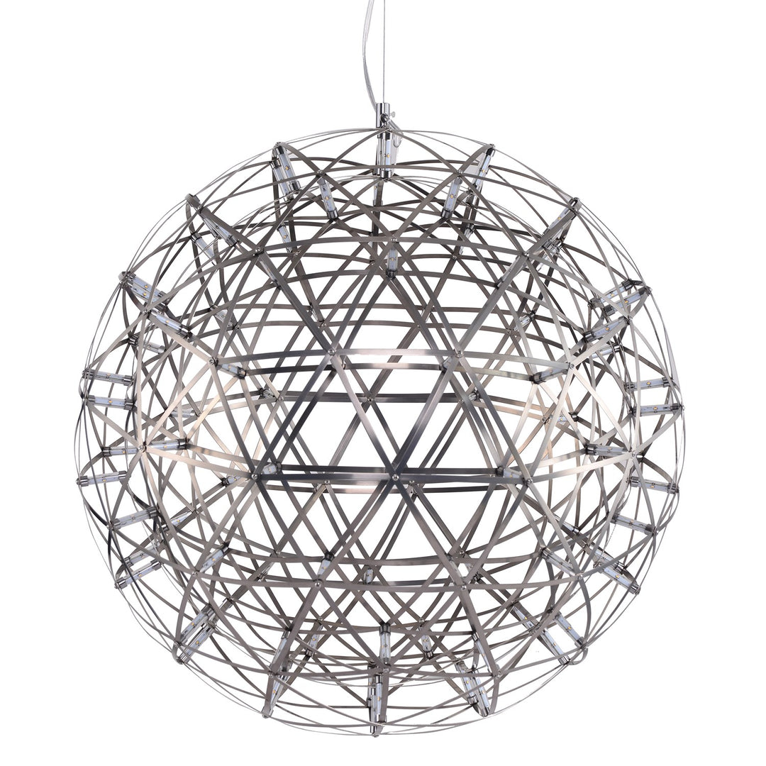Satin Nickel Frame Star Light Led Light Fixture