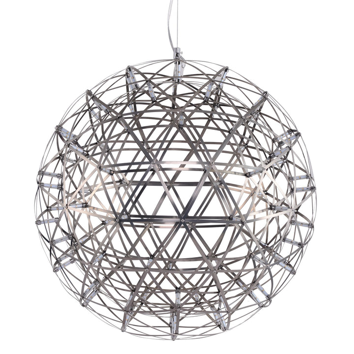 Satin Nickel Frame Star Light Led Light Fixture