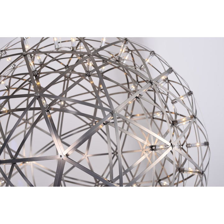 Satin Nickel Frame Star Light Led Light Fixture