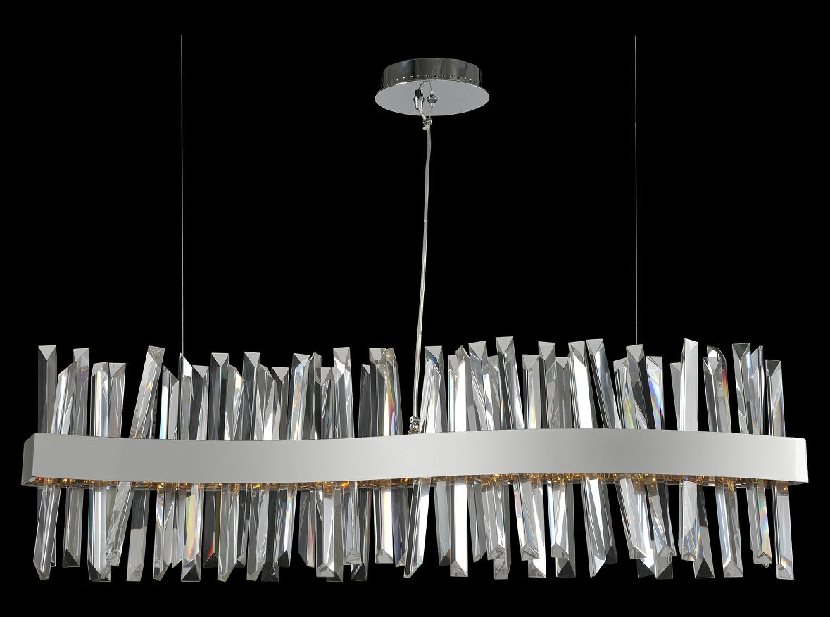 42 Inch Led Wave Island by Kalco Allegri