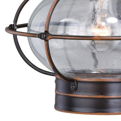 Chatham Motion Sensor Dusk to Dawn Outdoor Wall Light Burnished Bronze