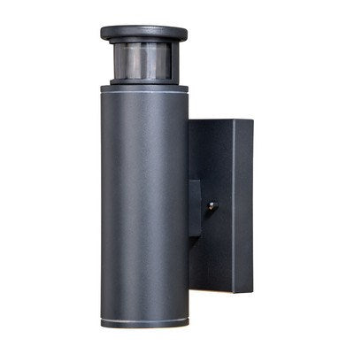 LED Motion Sensor Dusk to Dawn Outdoor Wall Light Textured Black by Vaxcel International