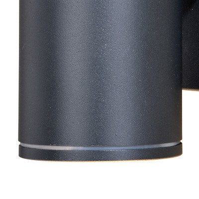 LED Motion Sensor Dusk to Dawn Outdoor Wall Light Textured Black