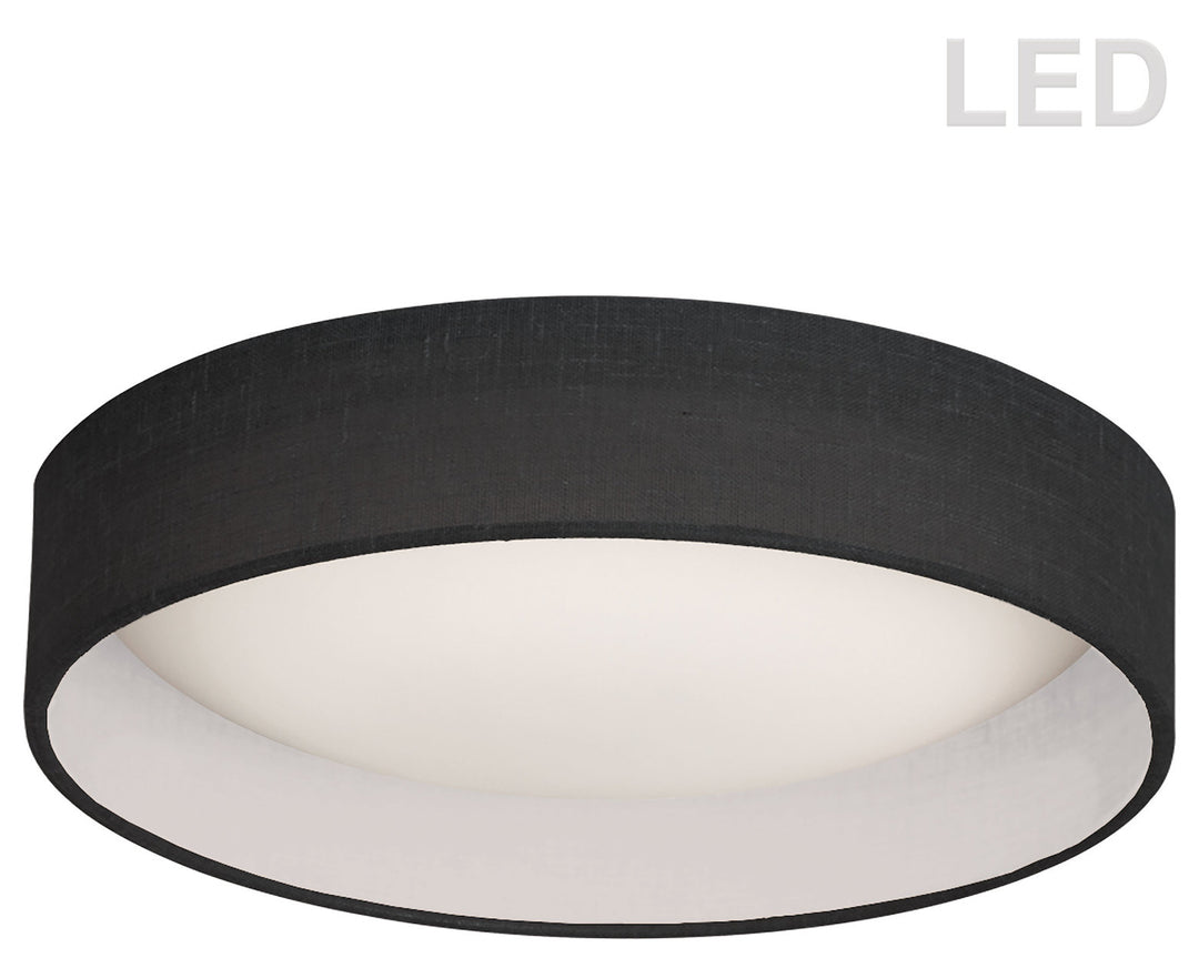 15In. Led Flush Mount Black Shade by Dainolite