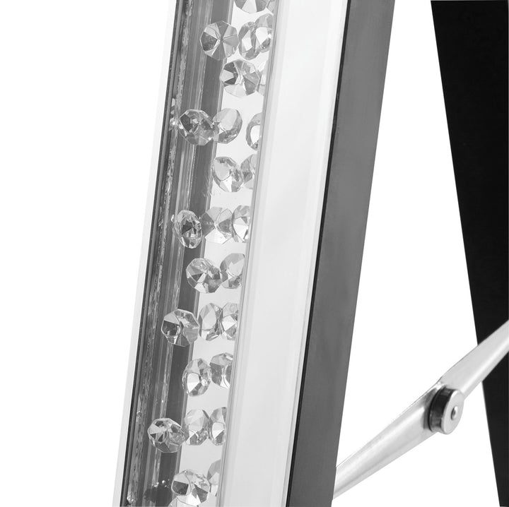 63 In. Contemporary Standing Full Length Mirror In Clear