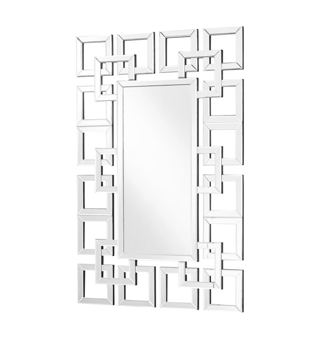 47.5 In. Contemporary Rectangle Mirror In Clear by Elegant Decor