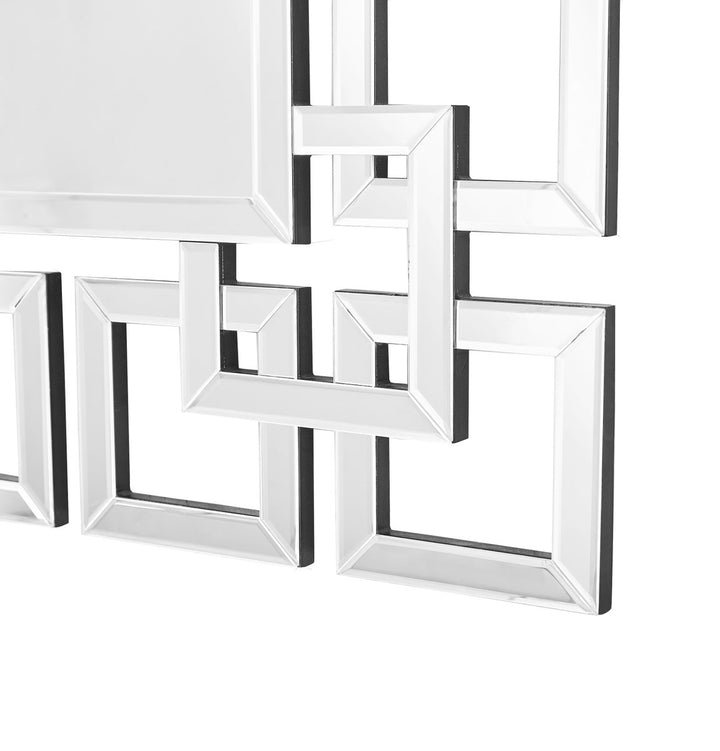47.5 In. Contemporary Rectangle Mirror In Clear