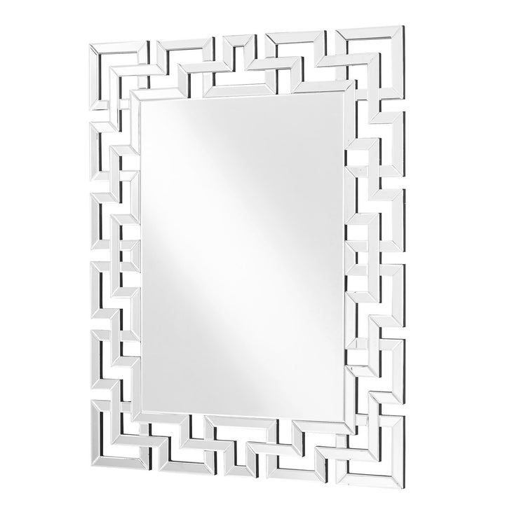 47.5 In. Contemporary Rectangle Mirror In Clear by Elegant Decor