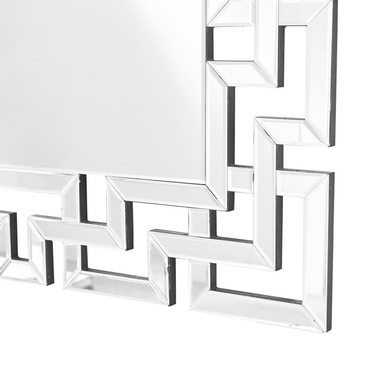47.5 In. Contemporary Rectangle Mirror In Clear