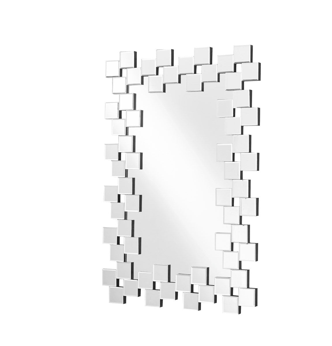 47 In. Contemporary Rectangle Mirror In Clear by Elegant Decor