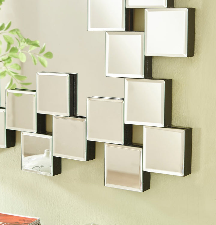 47 In. Contemporary Rectangle Mirror In Clear