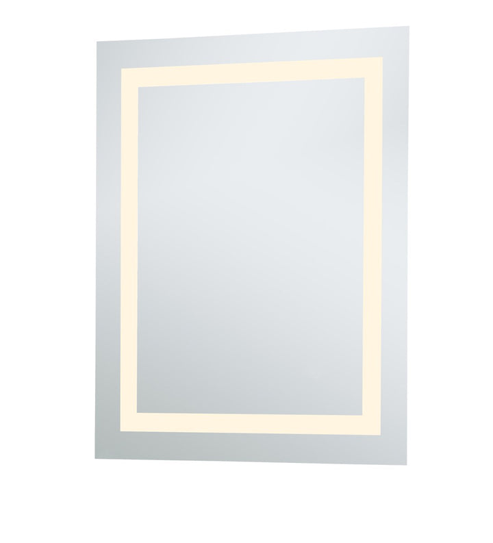Led Electric Mirror Rectangle W24inH30in Dimmable 3000K