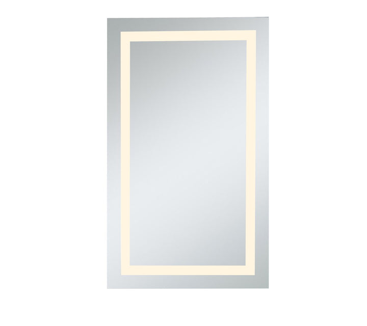Led Electric Mirror Rectangle W24inH40in Dimmable 3000K by Elegant Decor