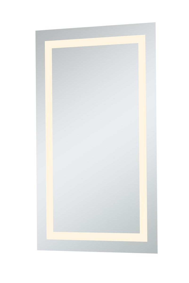 Led Electric Mirror Rectangle W24inH40in Dimmable 3000K