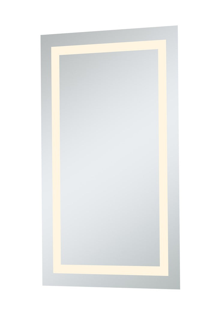 Led Electric Mirror Rectangle W24inH40in Dimmable 3000K