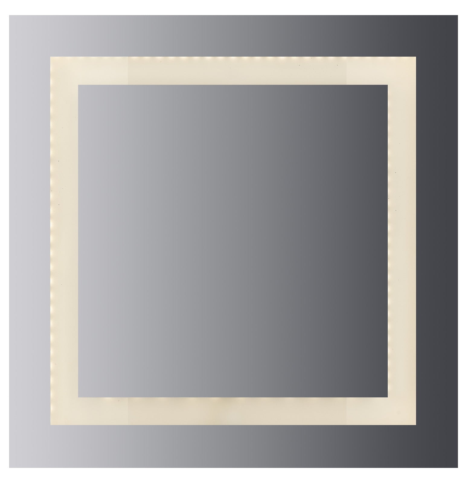 Led Lighted Mirror Inset Style Frosted Glass. 36In.H X 36In.W. Cri: 80 by CAL Lighting