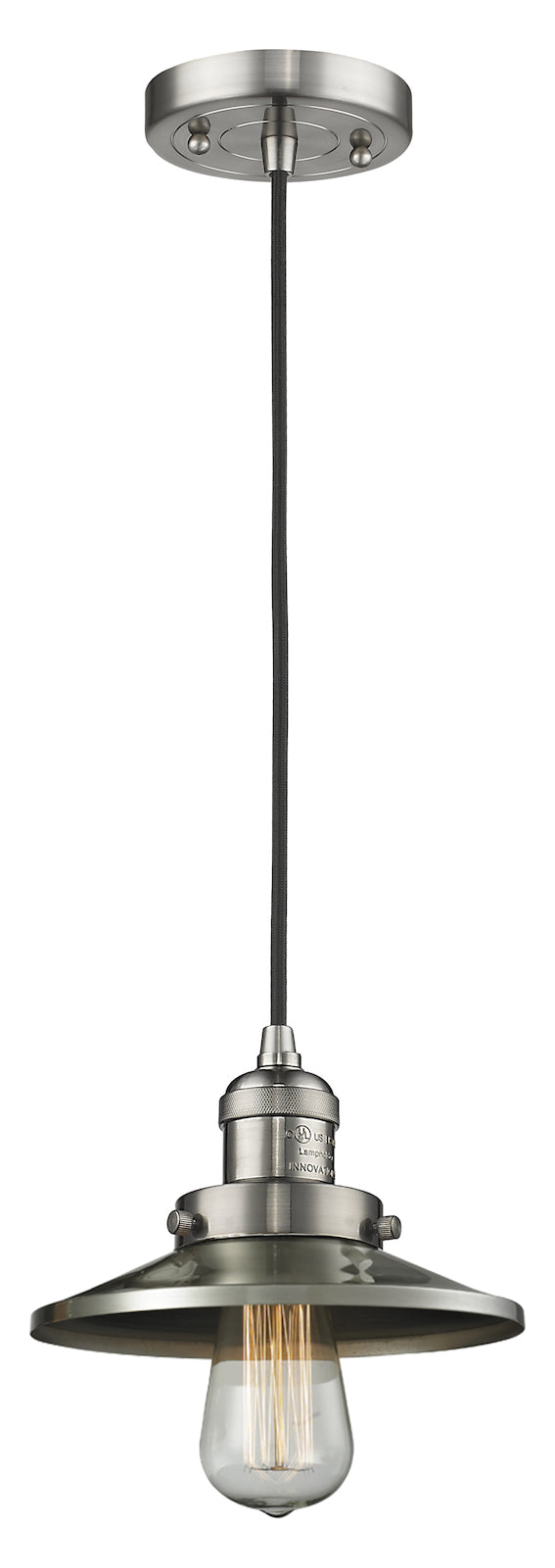 Metal Shade Pendant With 10 Feet Cord by Innovations Lighting