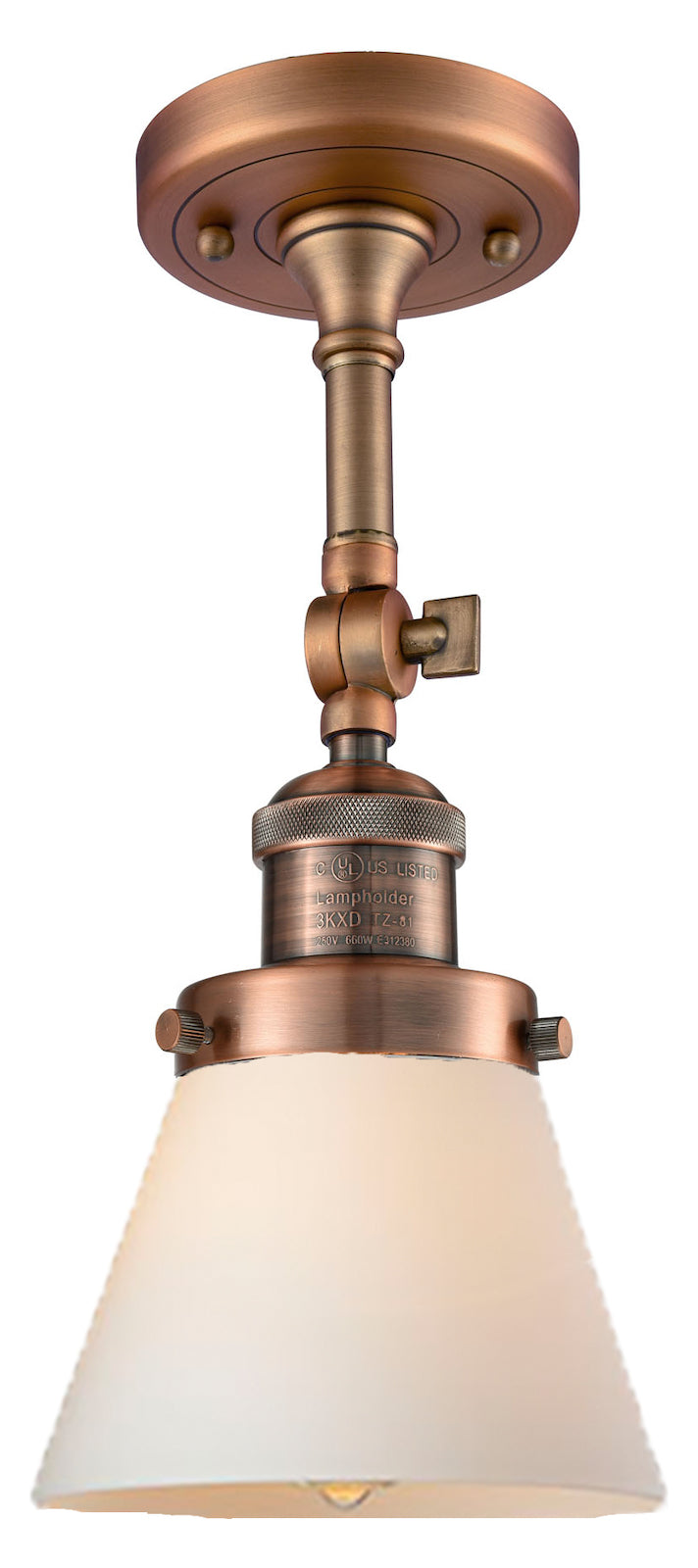 Glass Semi-Flush by Innovations Lighting