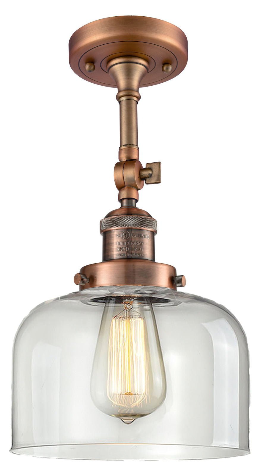 Glass Semi-Flush by Innovations Lighting