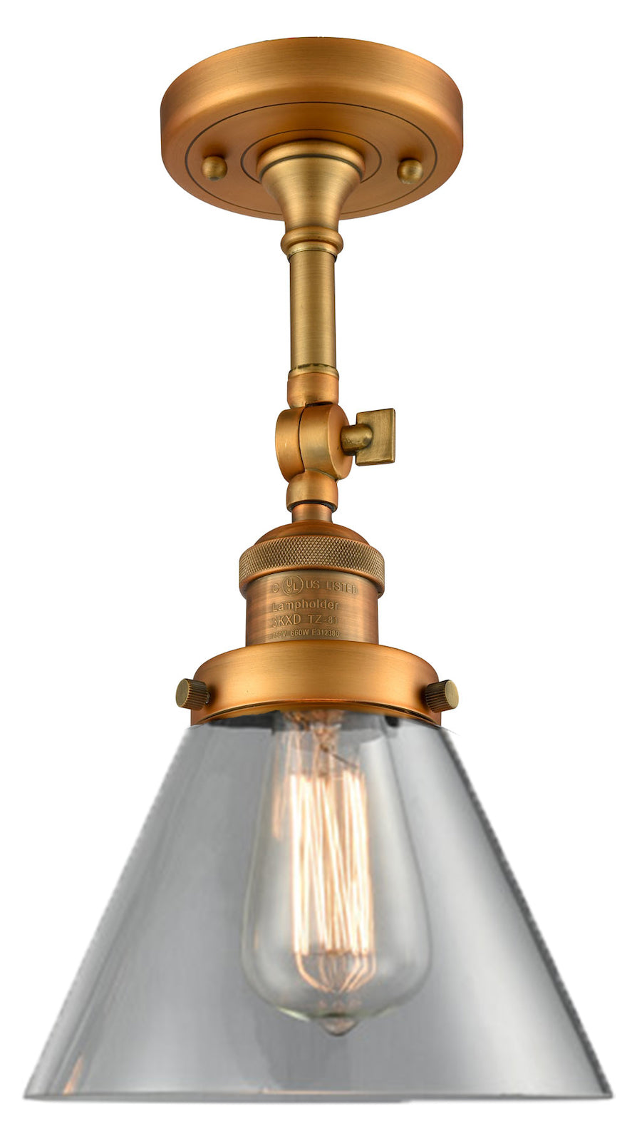 Glass Semi-Flush by Innovations Lighting