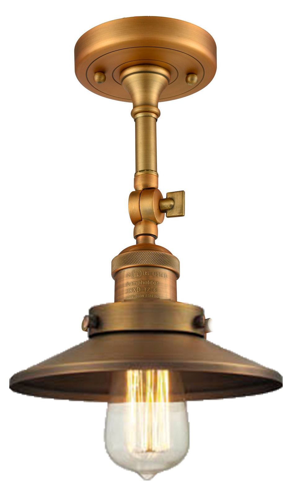 Metal Shade Semi-Flush by Innovations Lighting