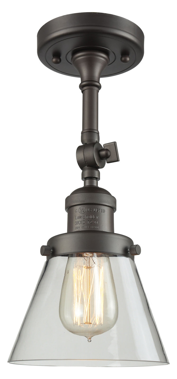 Glass Semi-Flush by Innovations Lighting