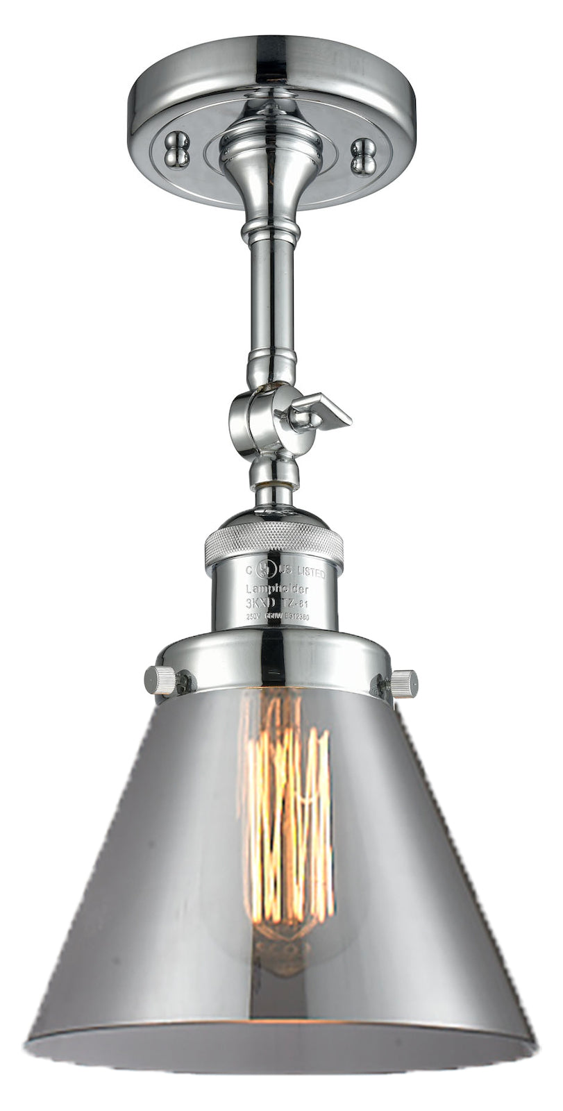 Glass Semi-Flush by Innovations Lighting