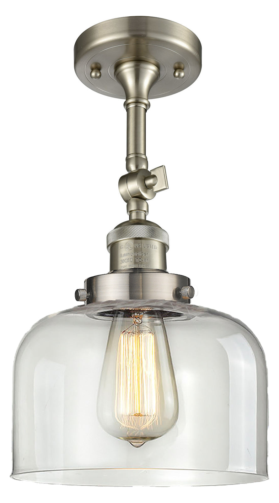 Glass Semi-Flush by Innovations Lighting