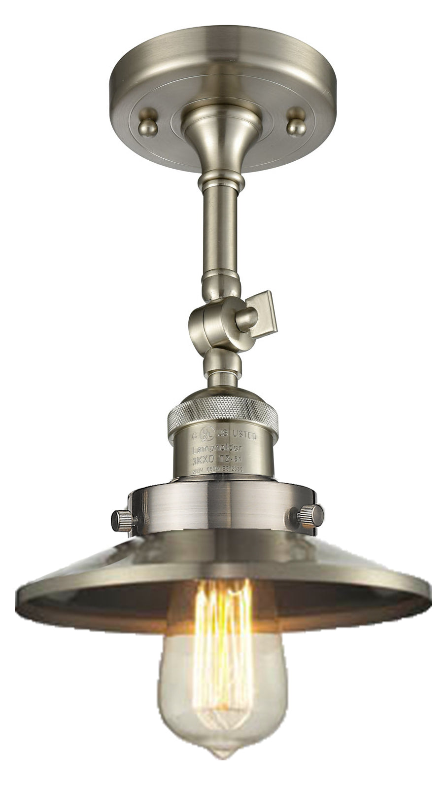 Metal Shade Semi-Flush by Innovations Lighting