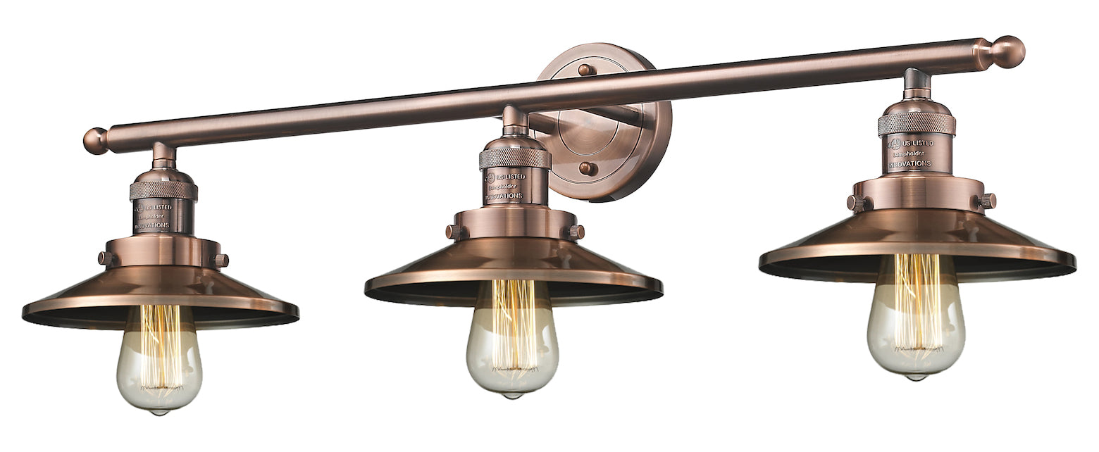 Metal Shade 3 Light Bracket by Innovations Lighting
