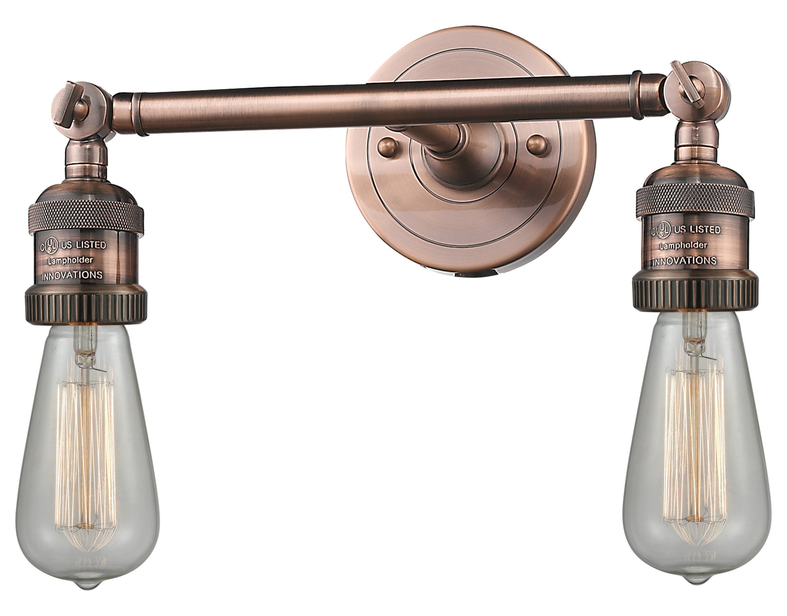 2 Light Adjustable Wall Sconce Up Or Down Lt Wall Sconce by Innovations Lighting
