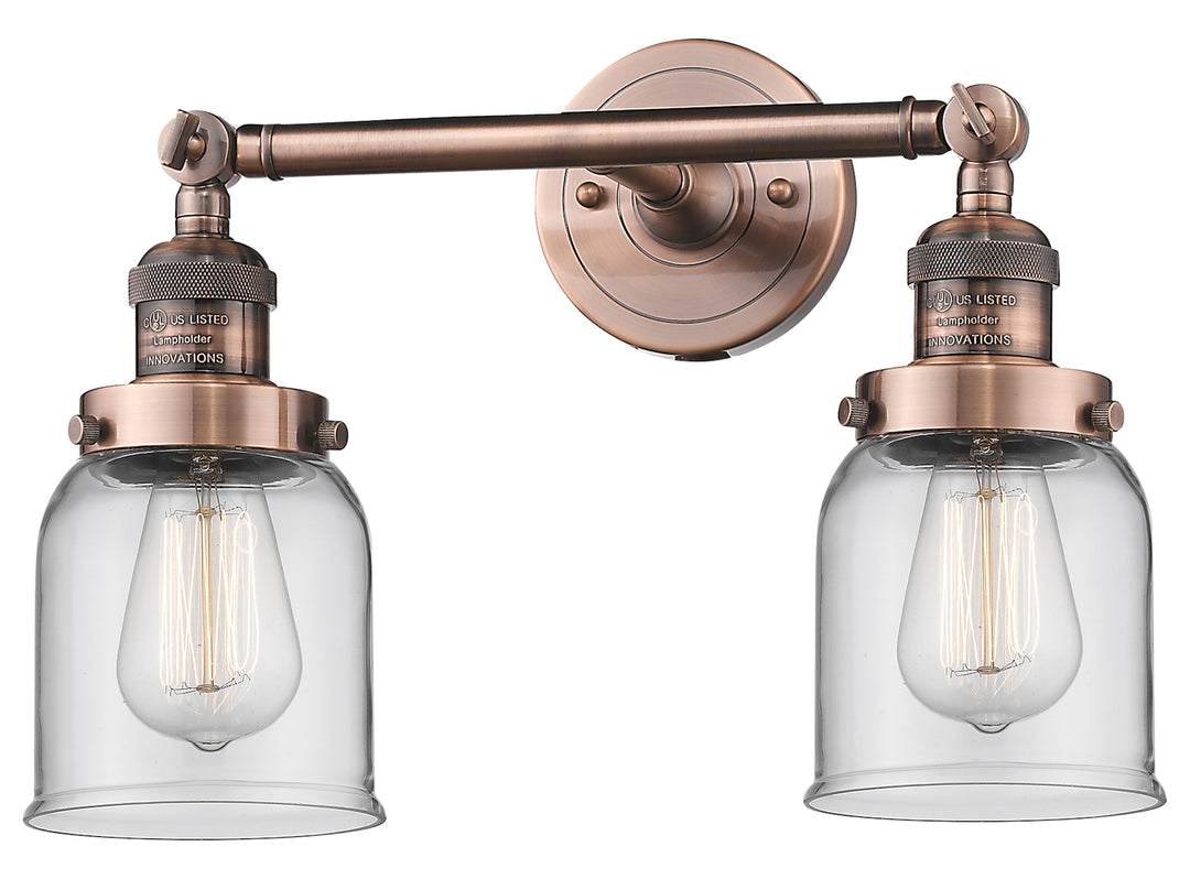 Glass 2 Light Adjustable Wall Sconce Up Or Down by Innovations Lighting