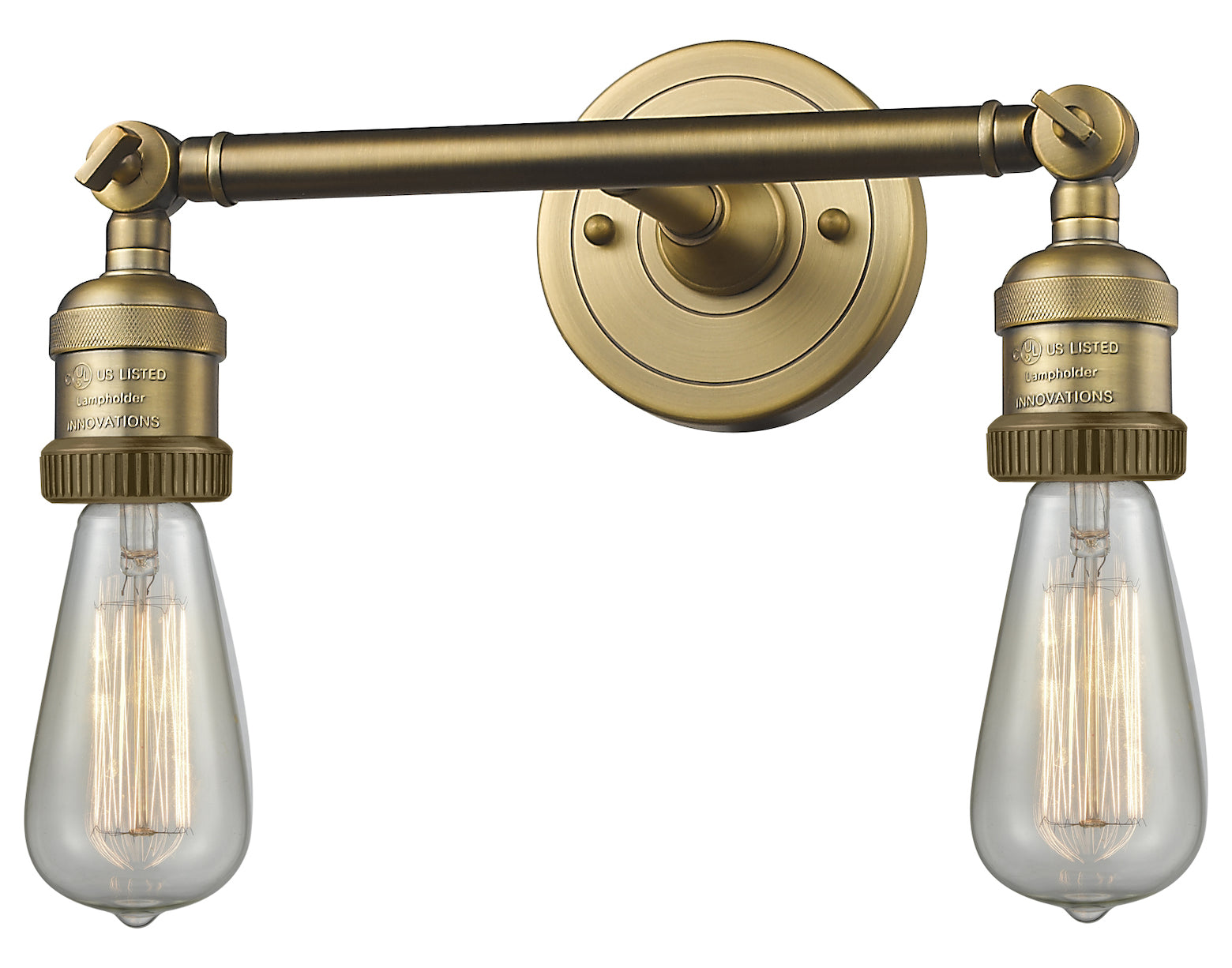 2 Light Adjustable Wall Sconce Up Or Down Lt Wall Sconce by Innovations Lighting