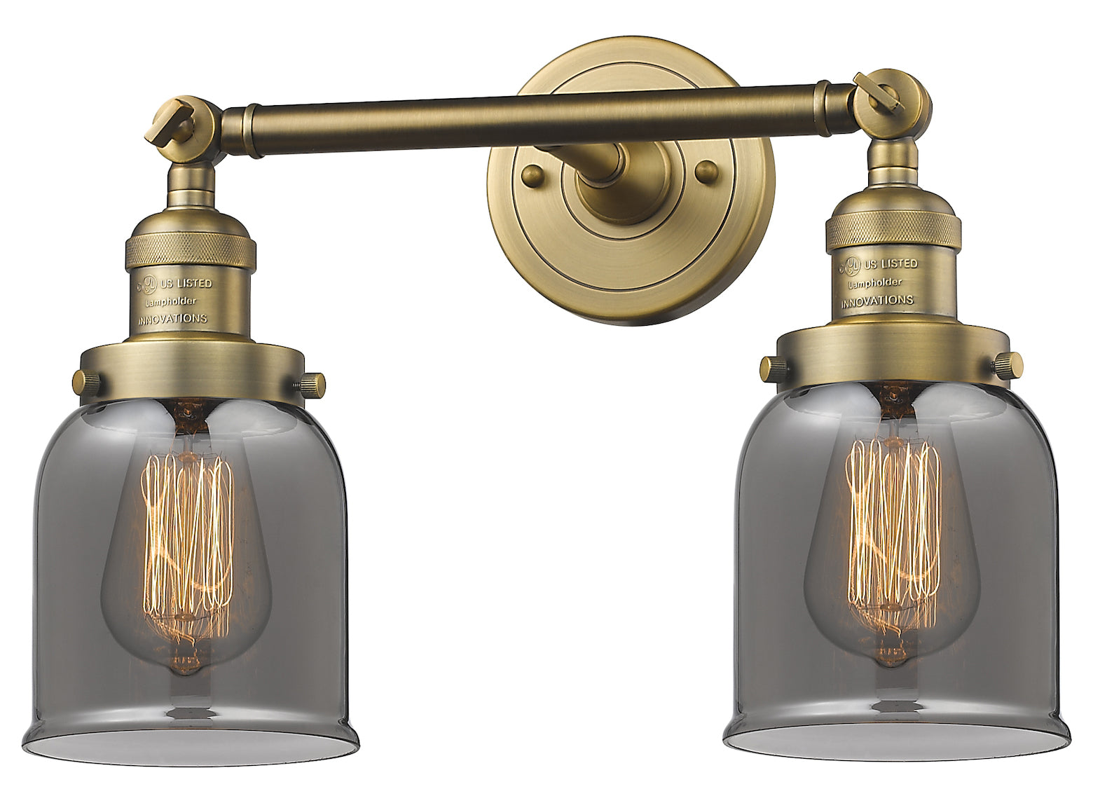 Glass 2 Light Adjustable Wall Sconce Up Or Down by Innovations Lighting