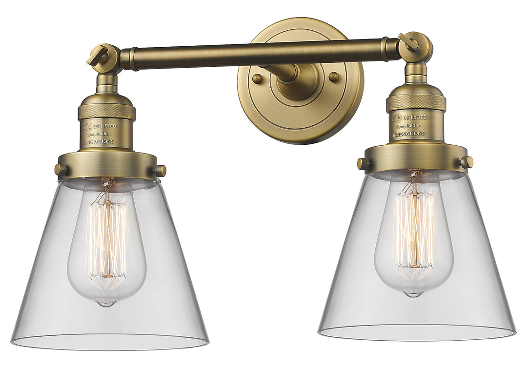 Glass 2 Light Adjustable Wall Sconce Up Or Down by Innovations Lighting