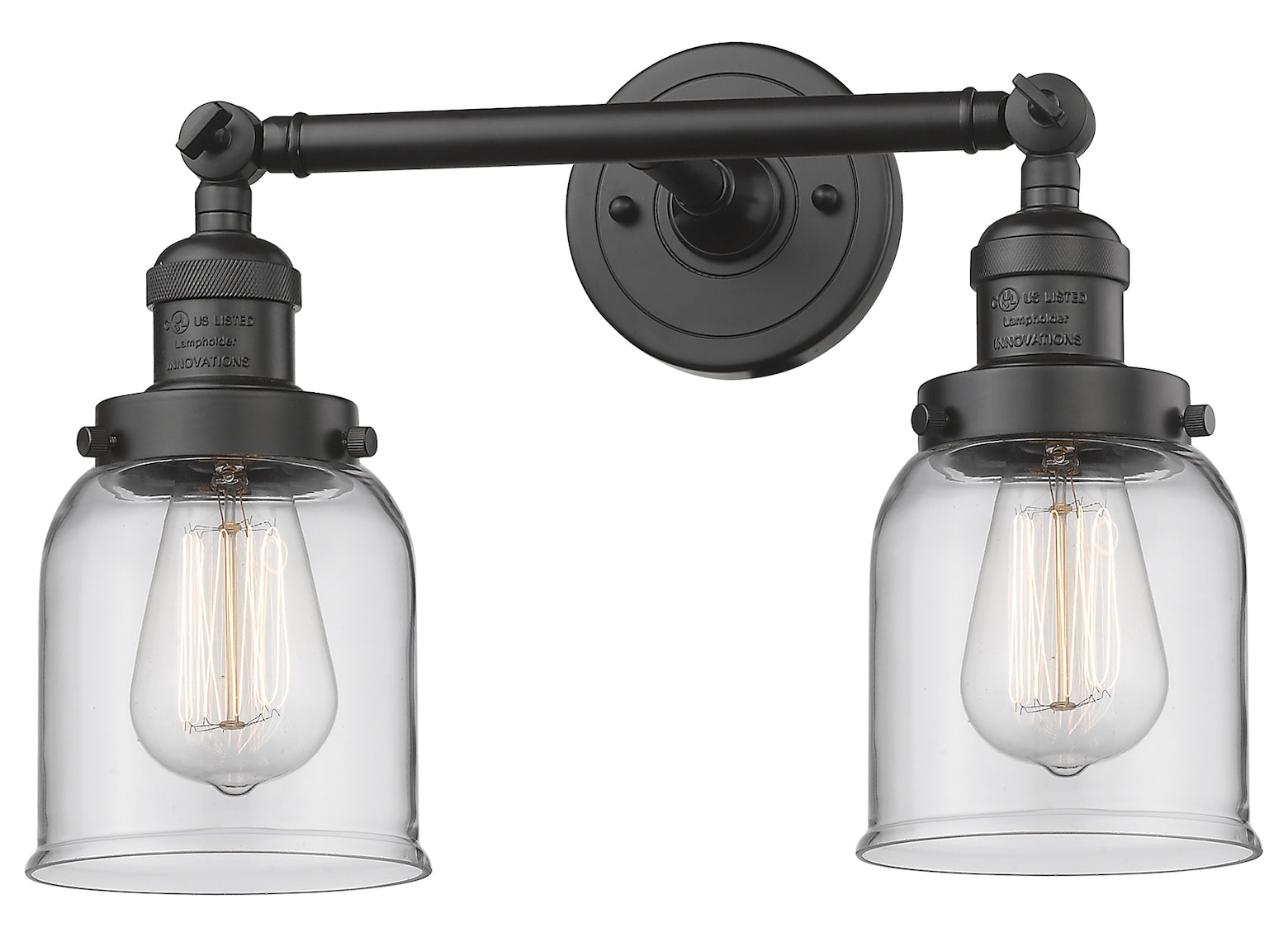 Glass 2 Light Adjustable Wall Sconce Up Or Down by Innovations Lighting
