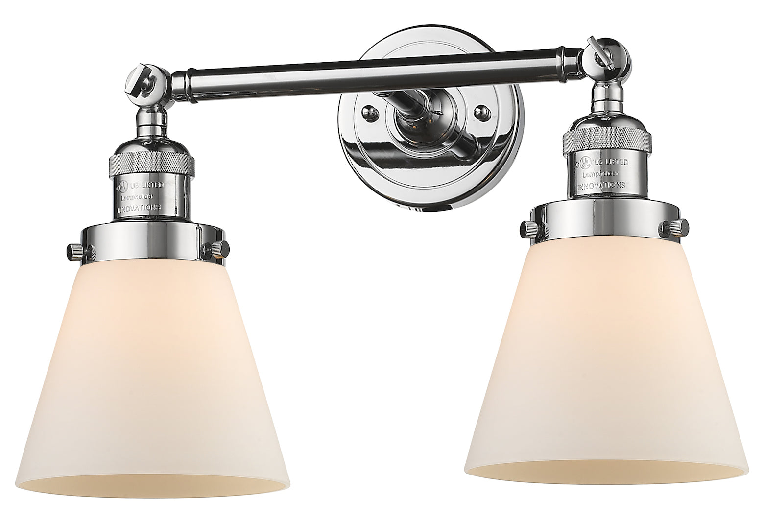 Glass 2 Light Adjustable Wall Sconce Up Or Down by Innovations Lighting