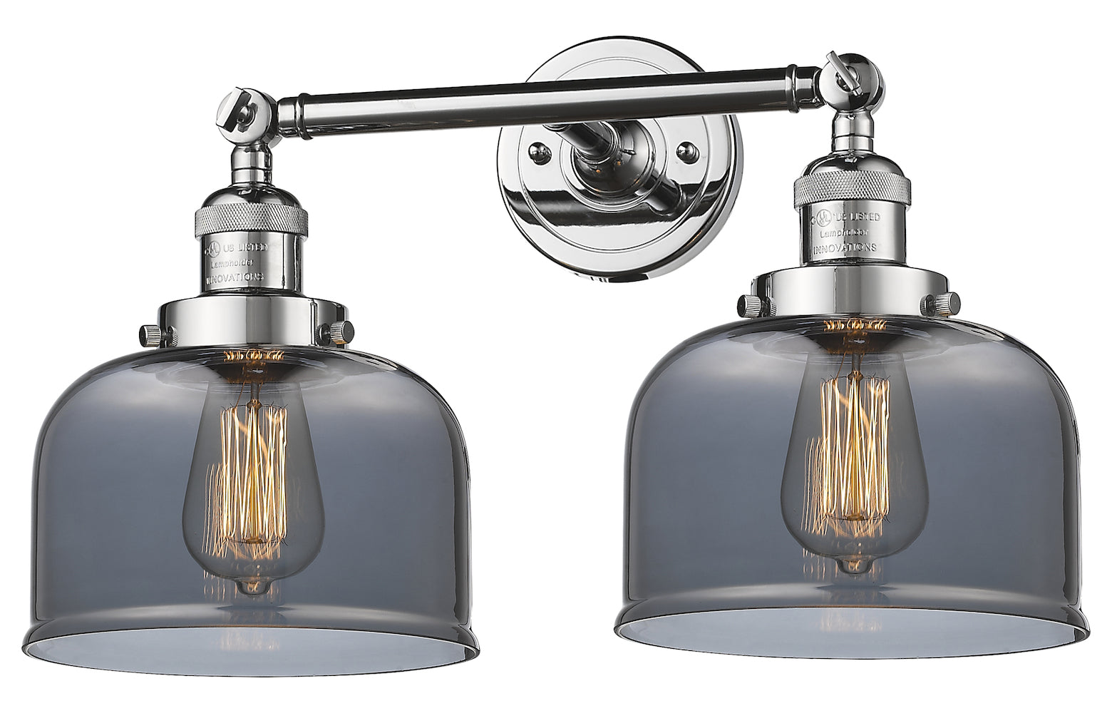 Glass 2 Light Adjustable Wall Sconce Up Or Down by Innovations Lighting