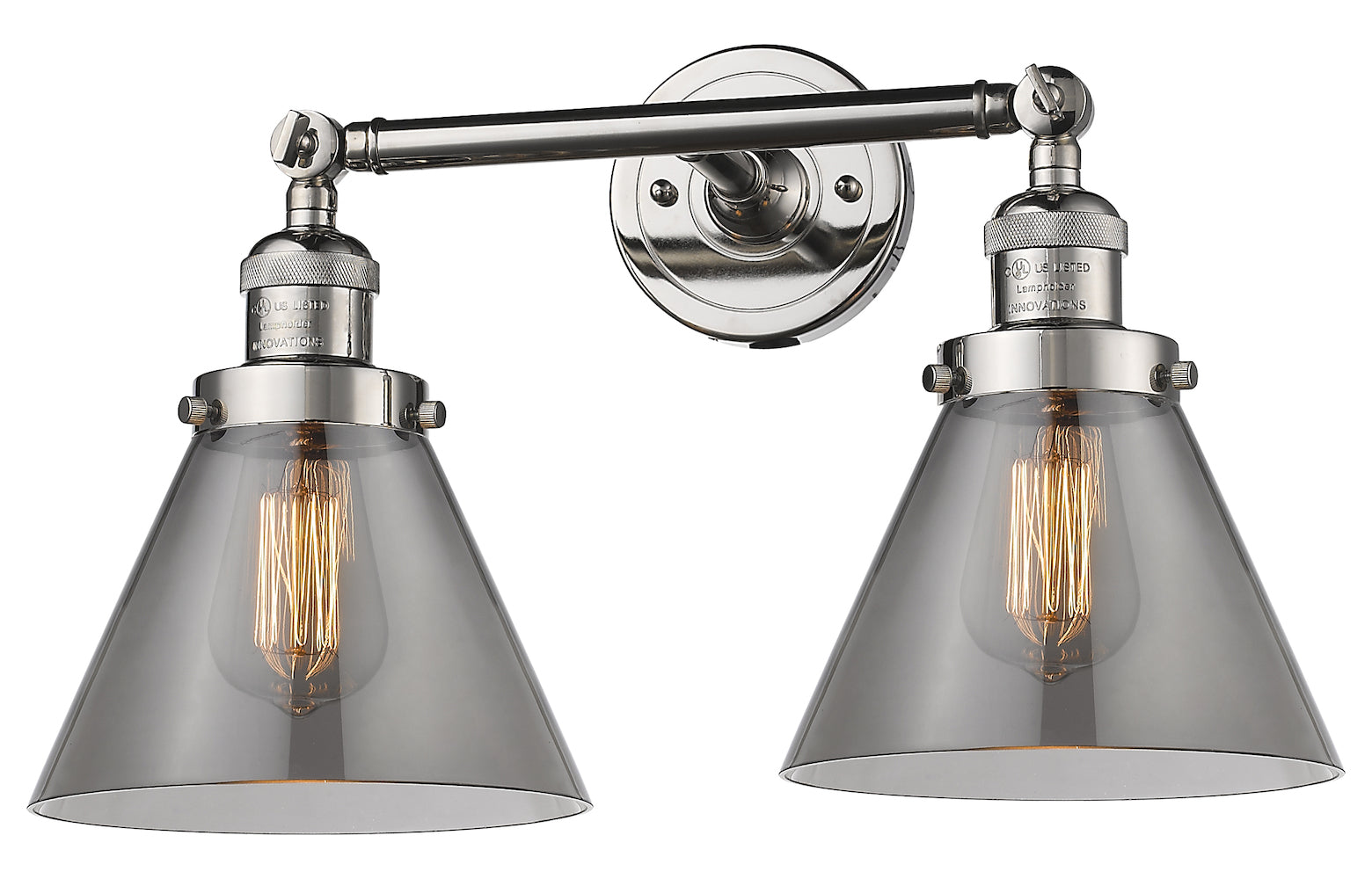 Glass 2 Light Adjustable Wall Sconce Up Or Down by Innovations Lighting