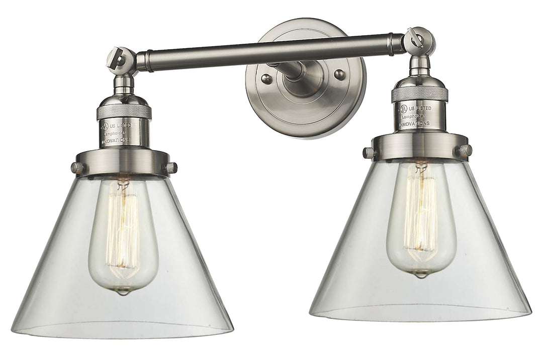 Glass 2 Light Adjustable Wall Sconce Up Or Down by Innovations Lighting