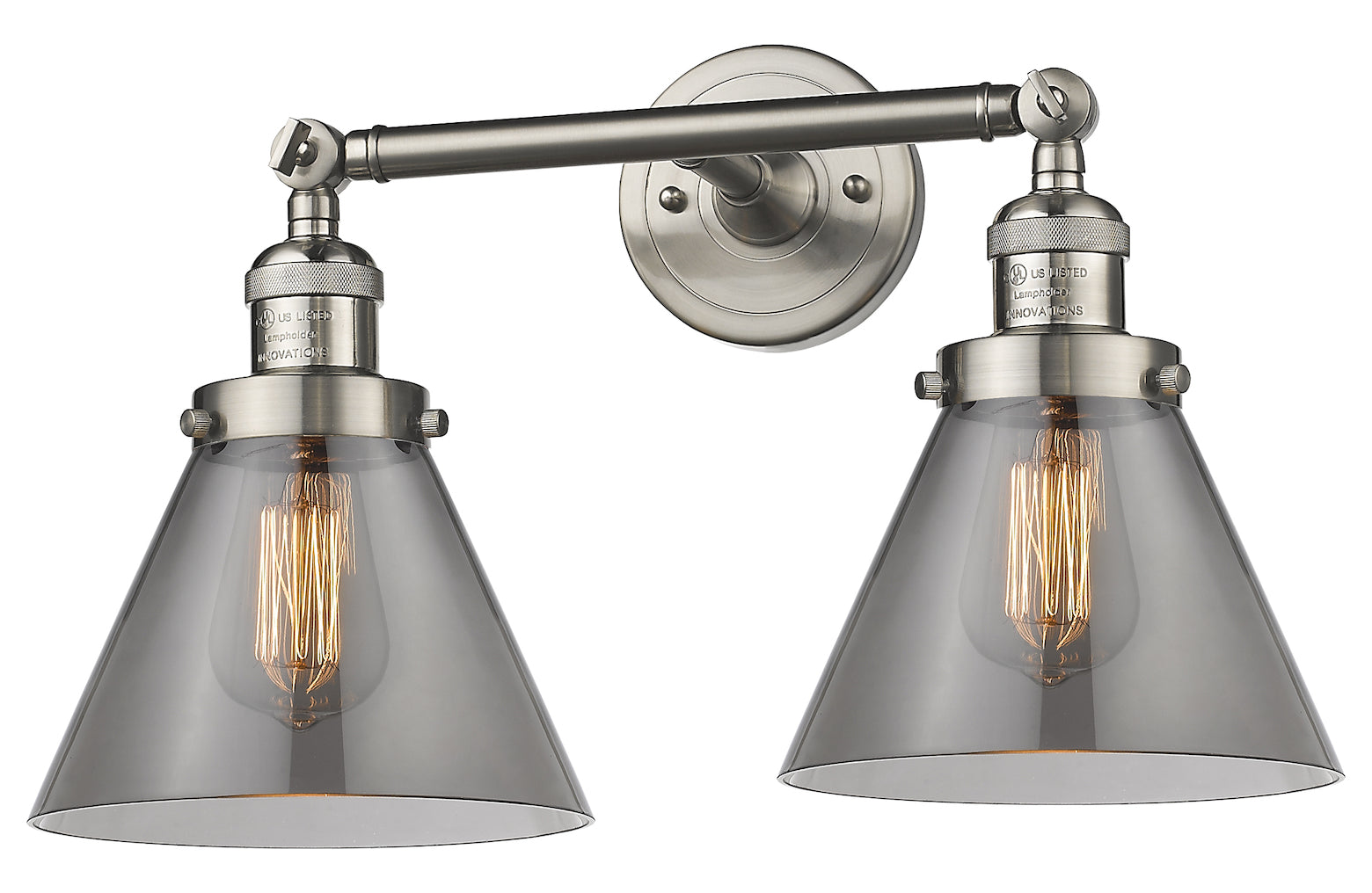 Glass 2 Light Adjustable Wall Sconce Up Or Down by Innovations Lighting