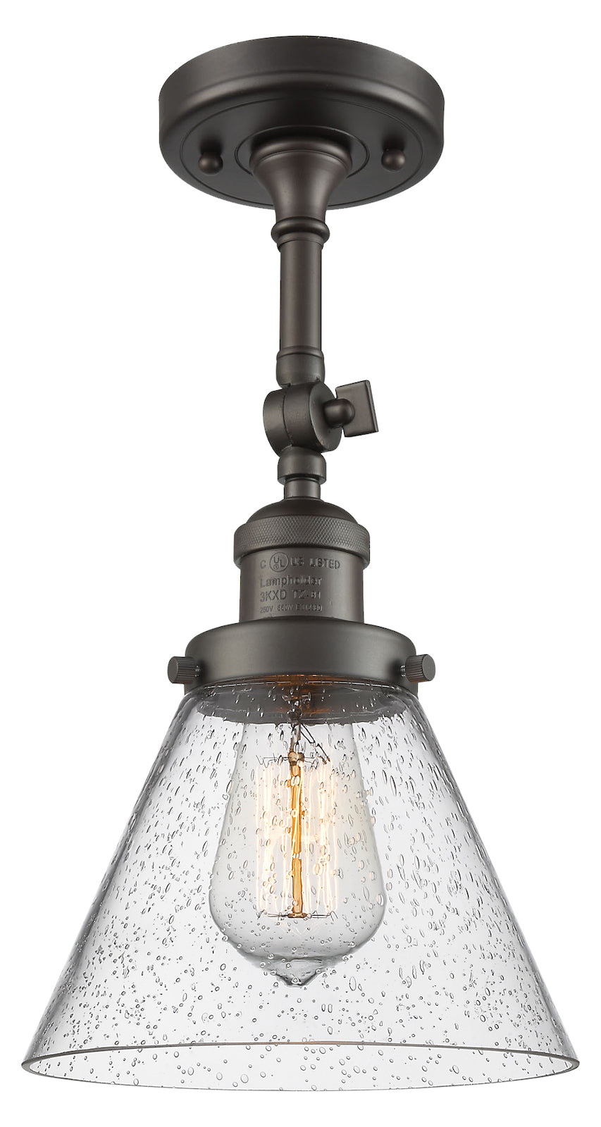 Glass Semi-Flush by Innovations Lighting