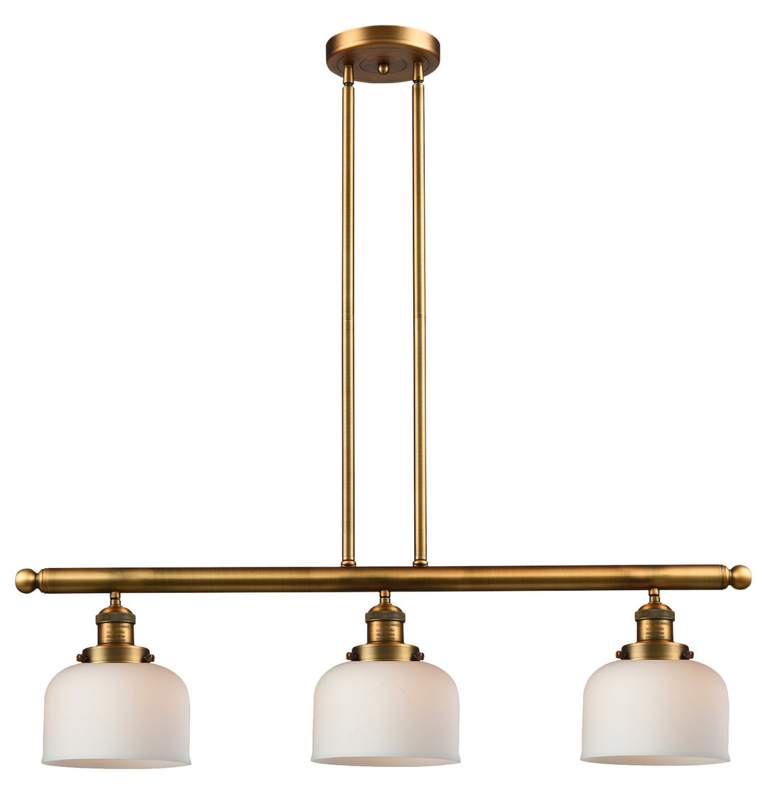 Glass 3 Light Island Adjustable Stem Chandelier by Innovations Lighting