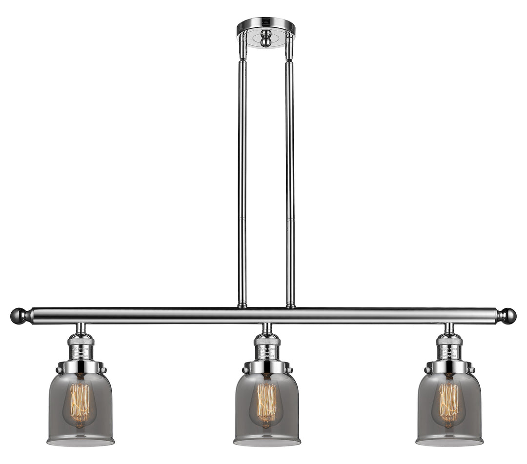 Glass 3 Light Island Adjustable Stem Chandelier by Innovations Lighting