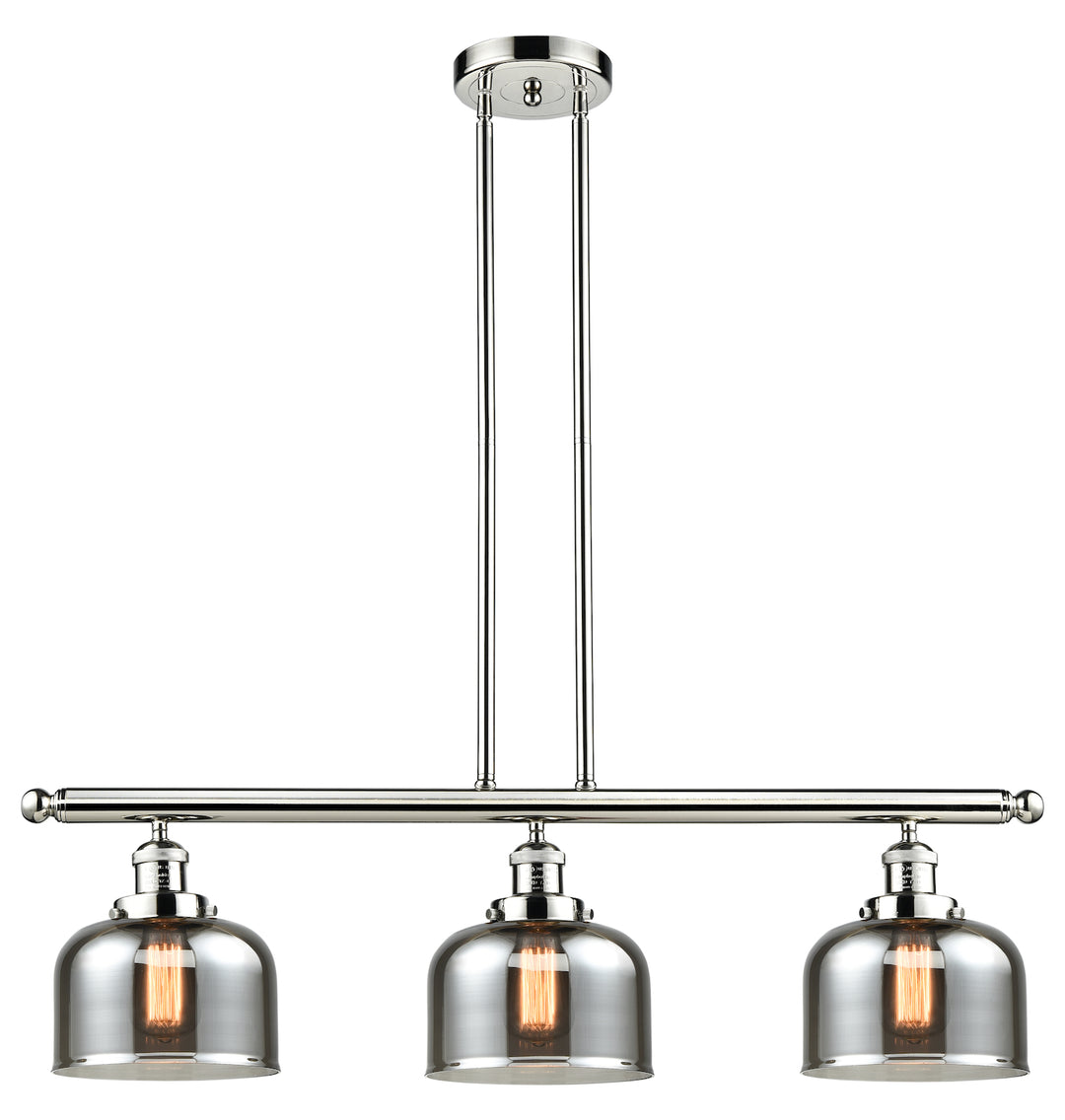 Glass 3 Light Island Adjustable Stem Chandelier by Innovations Lighting